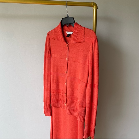 St John Coral Dress Jacket Set Size 4 - Picture 6 of 13